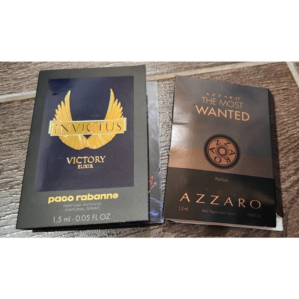 Men's Cologne Paco Rabanne Invictus Azzaro Wanted travel